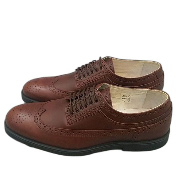Swear London NWOT Logan Wingtip Oxford Dress Shoes, Leather Brown Men\'s sz 42 main image 3